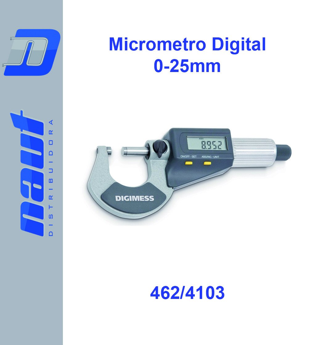 Micrometro Digital 0-25mm