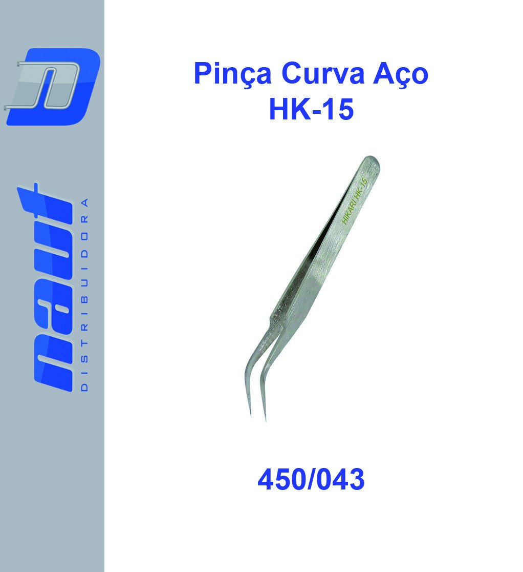 Pinça Curva de Aço