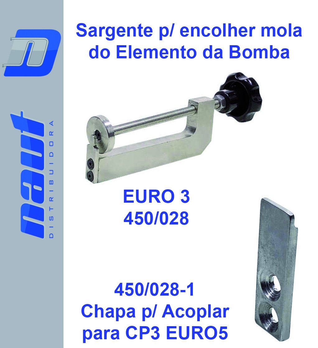 Sargento p/ Encolher Mola da Bomba para EURO 3 c/ opcional de adaptador p/ EURO 5
