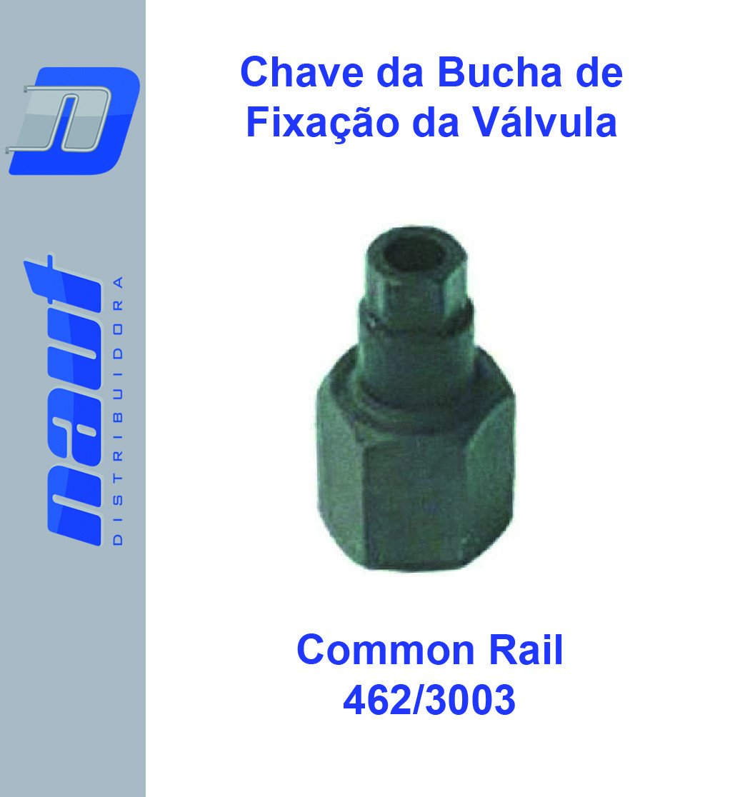 Chave da Bucha de Fixação da Válvula Common Rail
