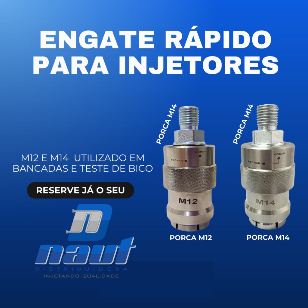 Engate Rápido para Injetores M12 / M14