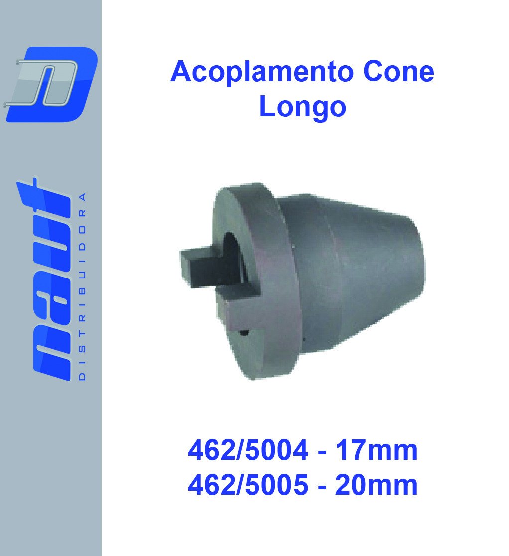 Acoplamento Cone Longo p/ Bomba VE 17mm / 20mm