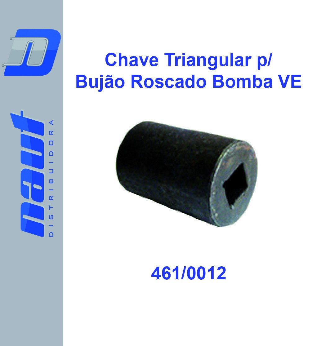 Chave Triangular p/ Bujão Roscado Bomba VE
