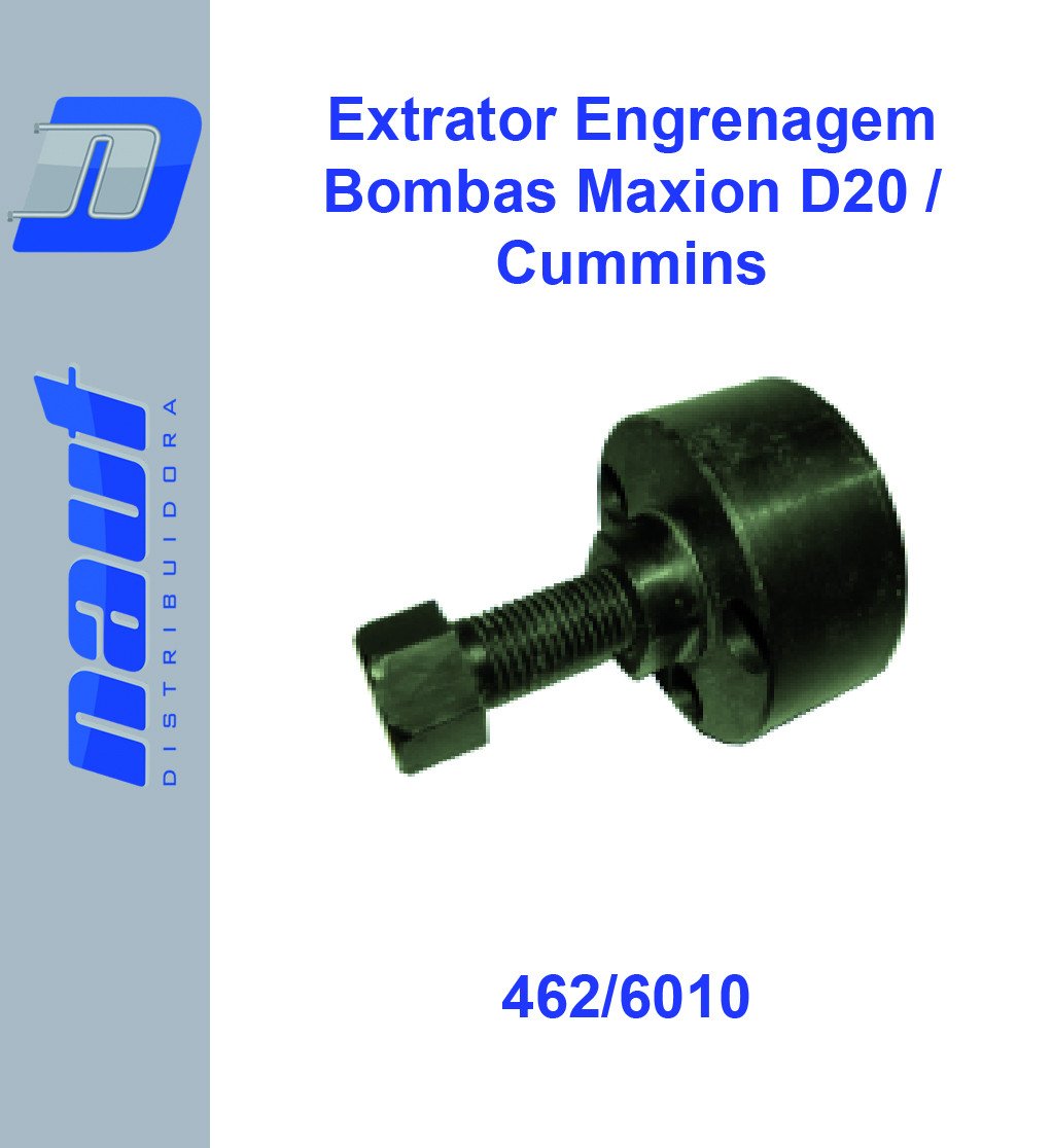 Extrator Engrenagem Bombas Maxion D20 / Cummins
