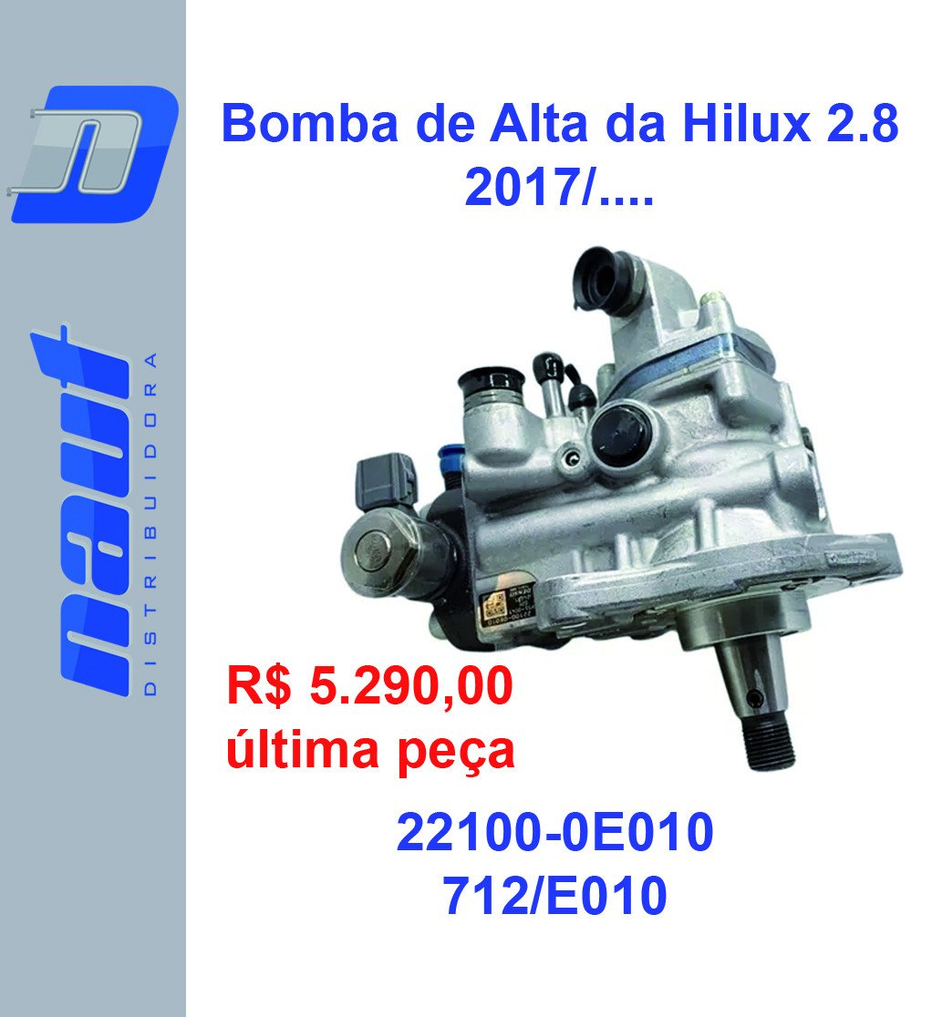 Bomba de Alta da Hilux 2.8 2017/.... 22100-0E010