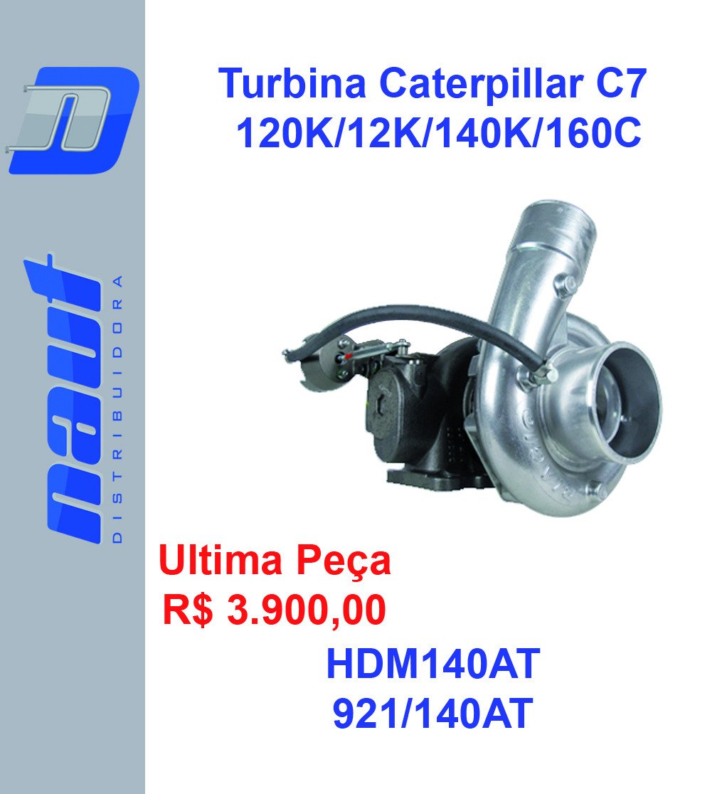 Turbina Caterpillar C7  120K/12K/140K/160C HDM140AT