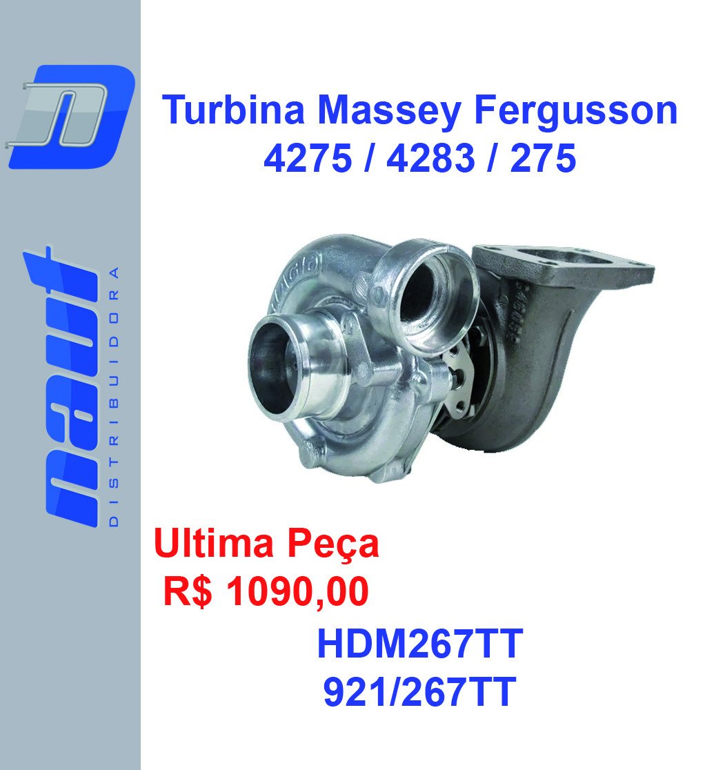 Turbina Massey Fergusson 4275 / 4283 / 275 HDM267TT
