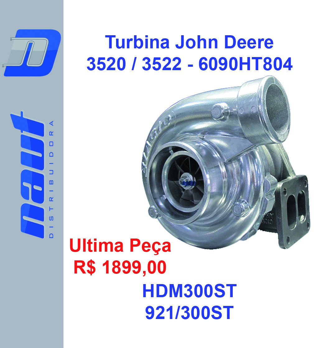 Turbina John Deere 3520 / 3522 - 6090HT804 HDM300ST