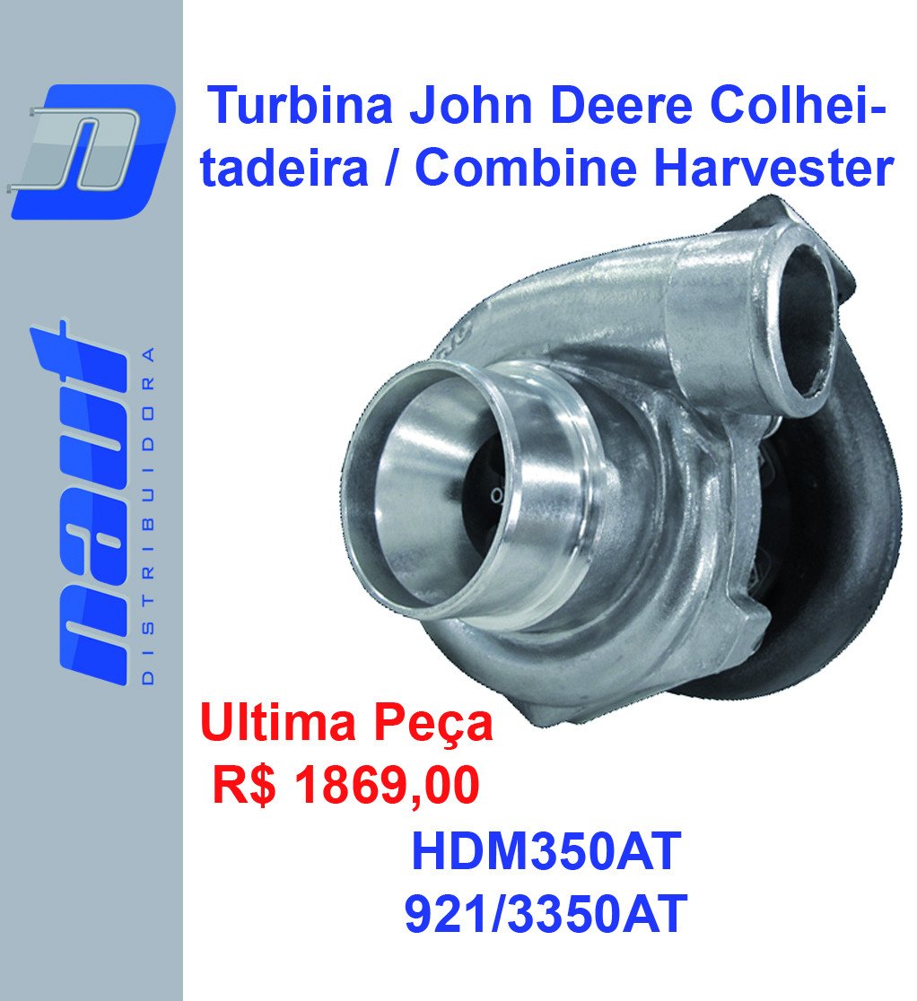 Turbina John Deere Colheitadeira / Combine Harvester HDM350AT