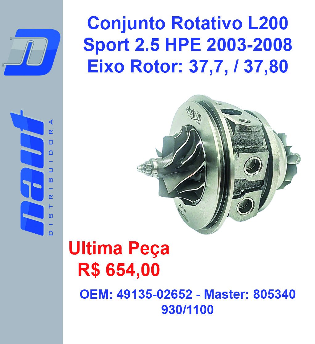 Conjunto Rotativo L200 Sport 2.5 HPE 2003-2008 - Ekstron - CR-1100