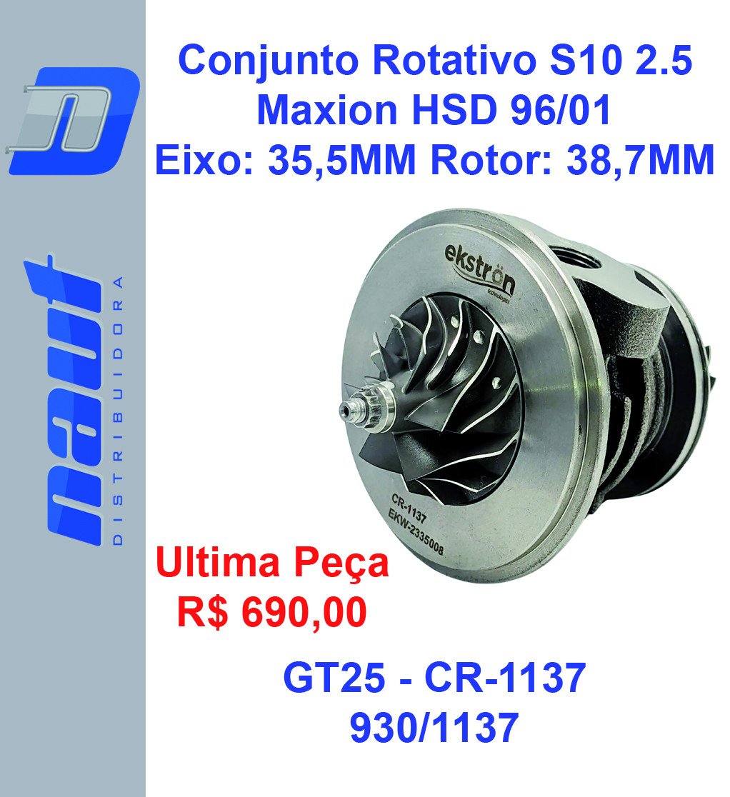 Conjunto Rotativo S10 2.5 Maxion HSD 1996-2001 - Ekstron - CR-1137
