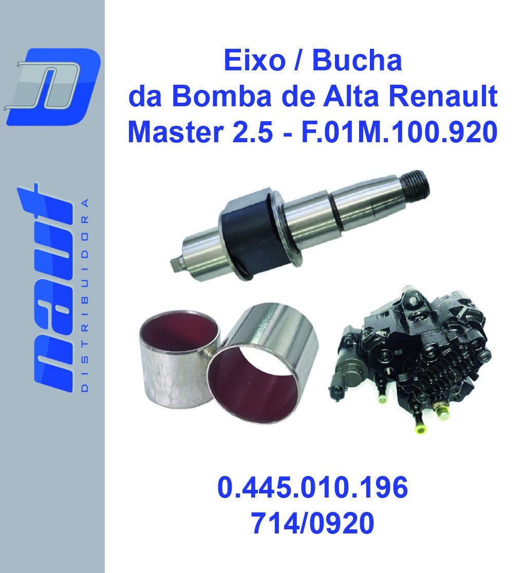 Eixo / Bucha da Bomba de Alta Renault Master 2.5 - F.01M.100.920 0.445.010.196