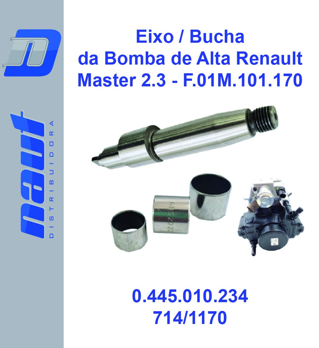 Eixo / Bucha da Bomba de Alta Renault Master 2.3 - F.01M.101.170 0.445.010.234