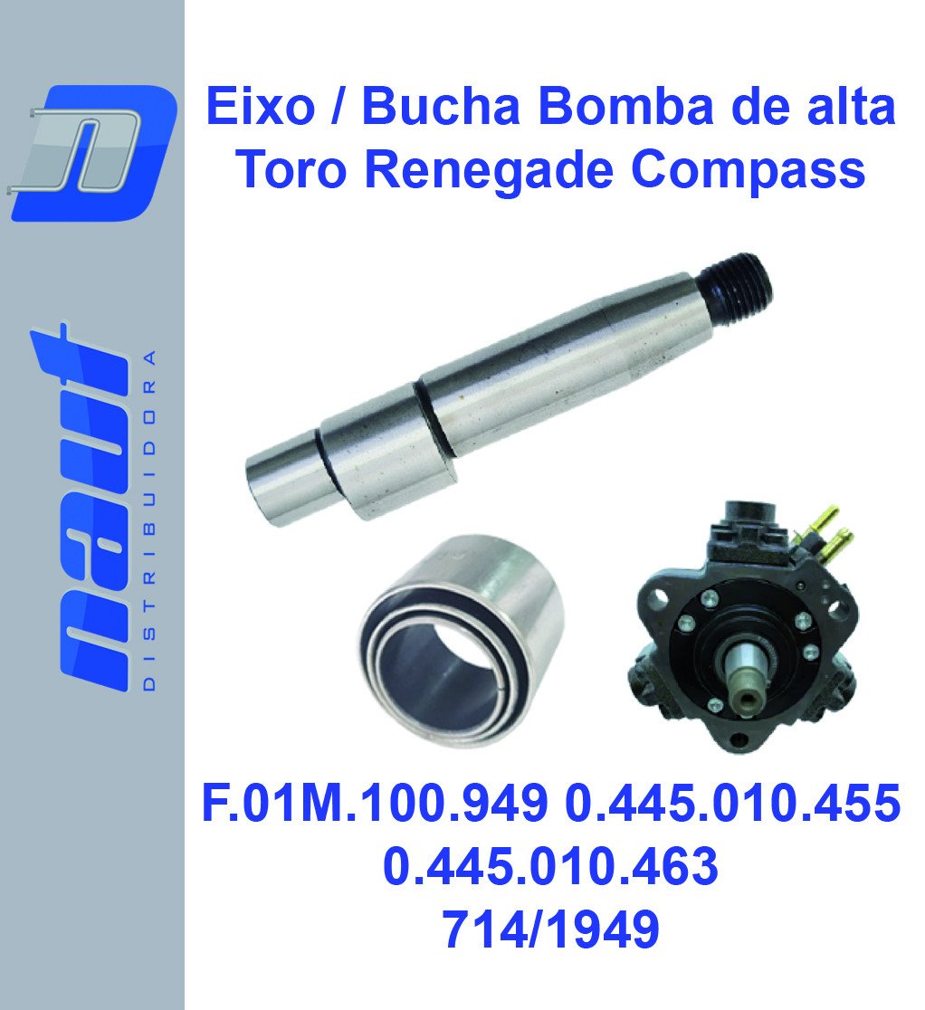 Eixo / Bucha Bomba de alta Toro Renegade Compass F.01M.100.949 0.445.010.455 0.445.010.463