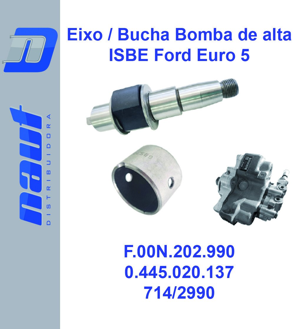 Eixo / Bucha Bomba de alta Cummins ISBE Ford Euro 5 F.00N.202.990 0.445.020.137