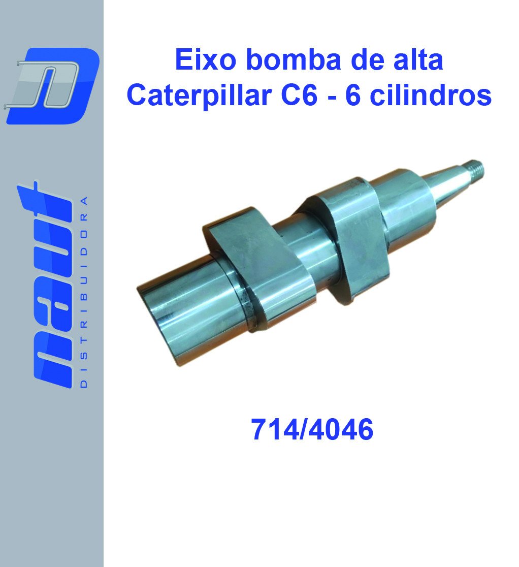 Eixo bomba de alta Caterpillar C6 - 6 cilindros