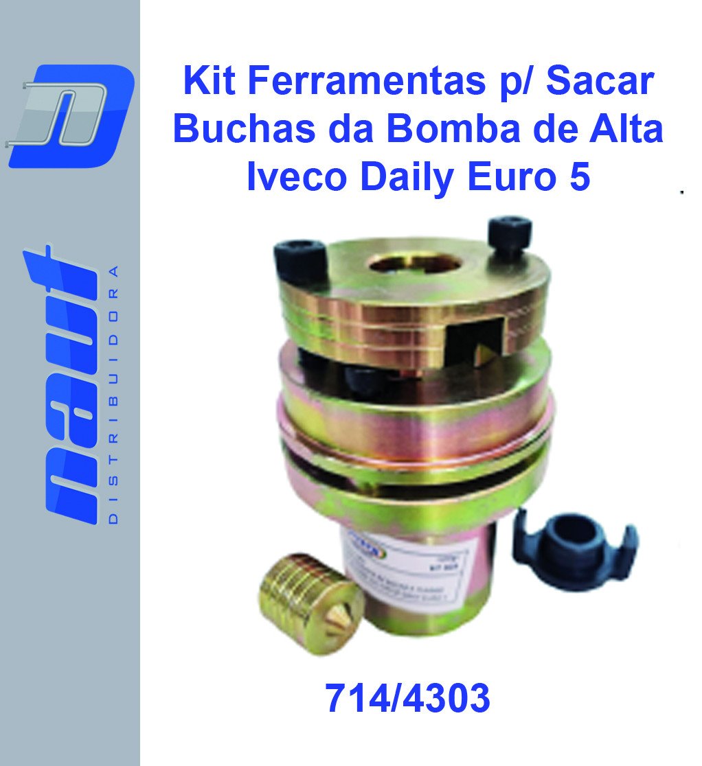 Kit Ferramentas p/ Sacar Buchas da Bomba de Alta Iveco Daily Euro 5