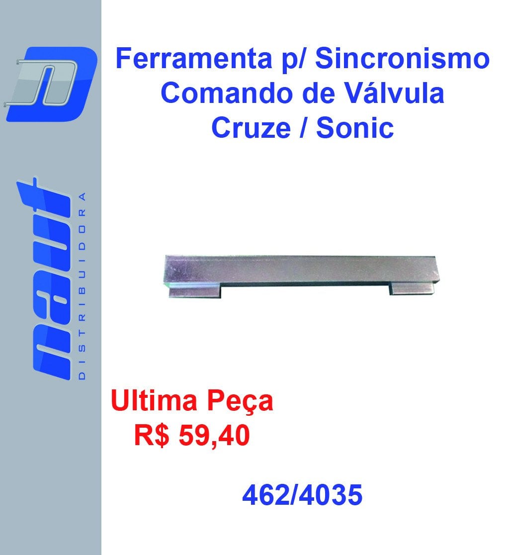 Ferramenta p/ Sincronismo Comando de Válvula Cruze / Sonic
