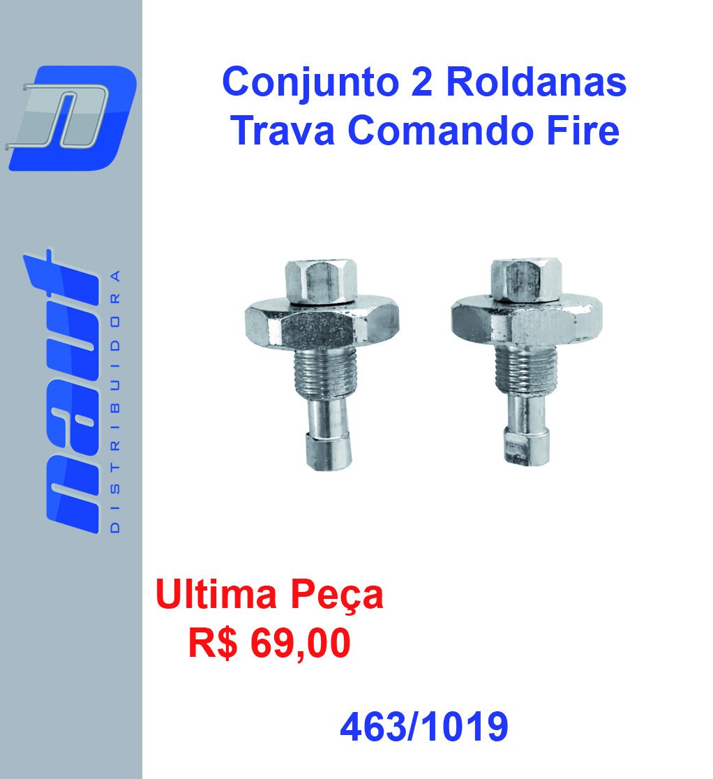 CONJUNTO 2 ROLDANAS TRAVA COMANDO FIRE