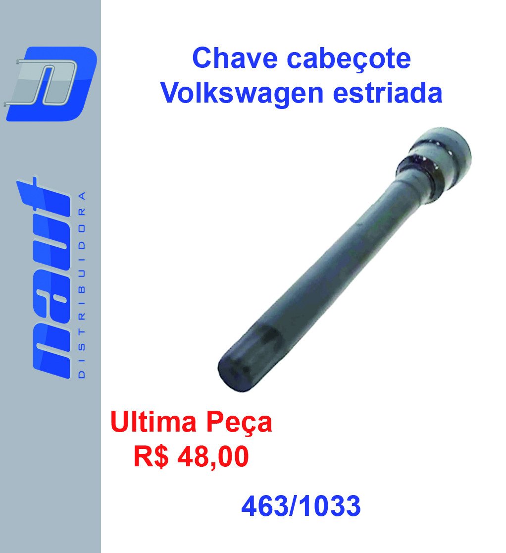 Chave cabeçote Volkswagen estriada 12mm