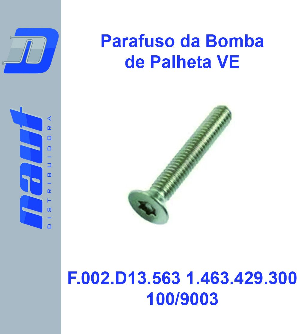 Parafuso da Bomba de Palheta VE F.002.D13.563 1.463.429.300