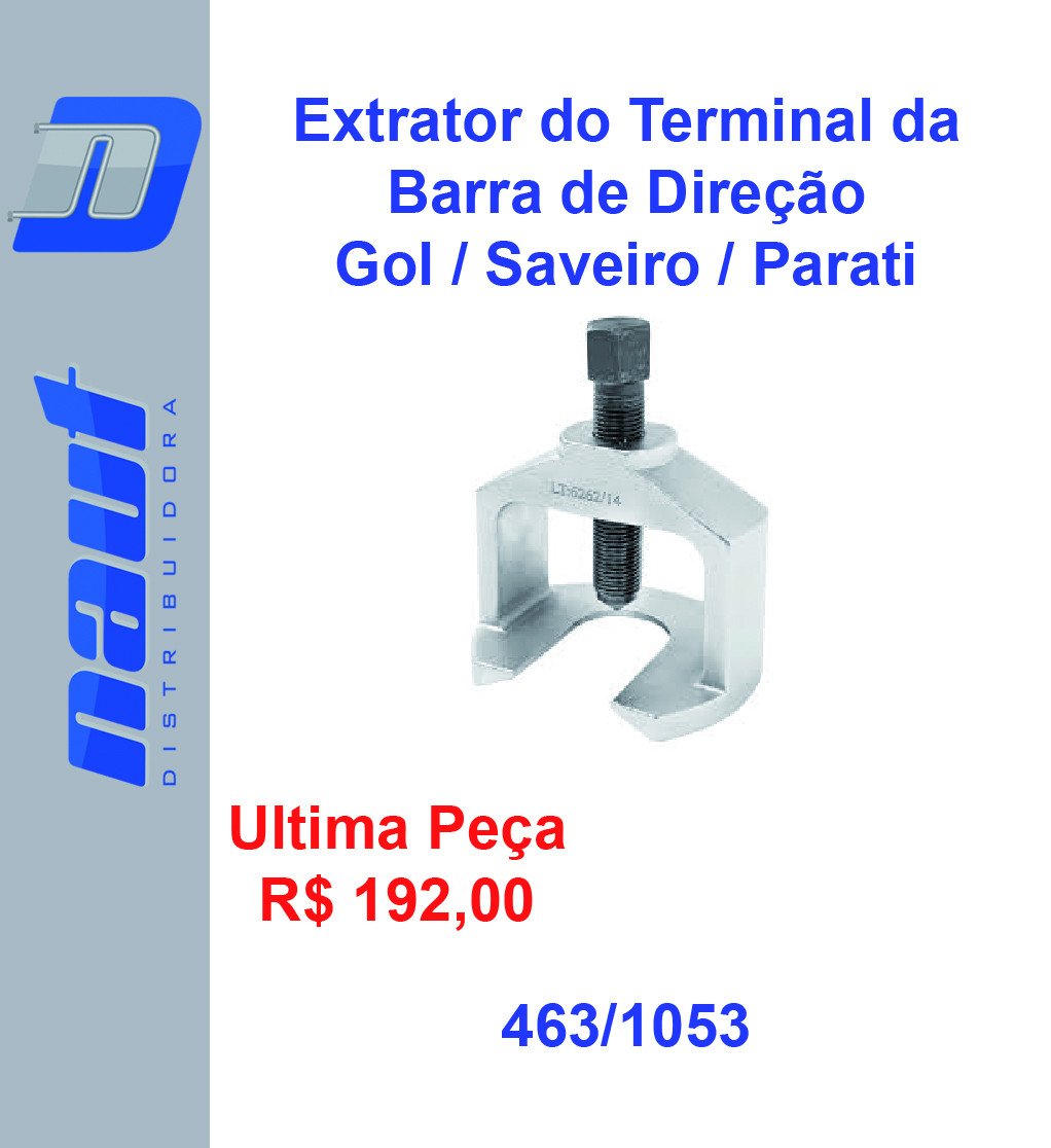 Extrator do Terminal da Barra de Direção Gol / Saveiro / Parati