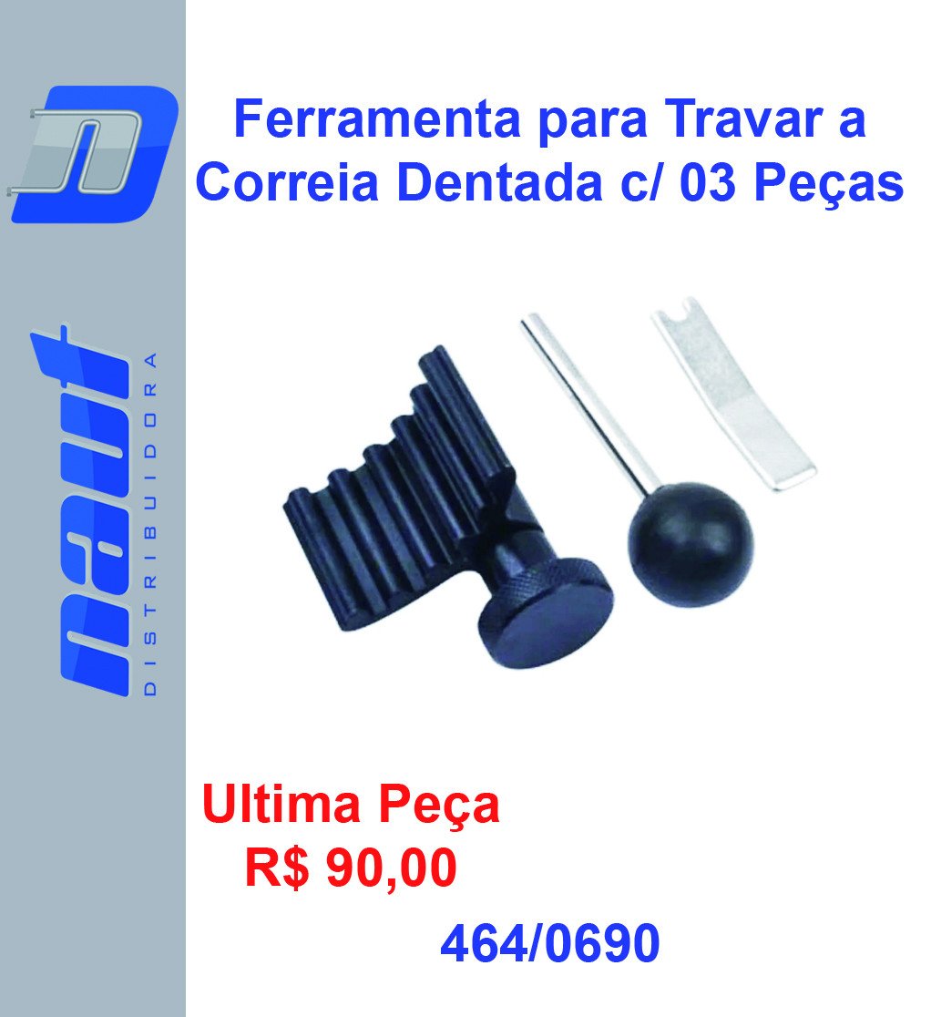 Ferramenta para Travar a Correia Dentada com 03 Peças