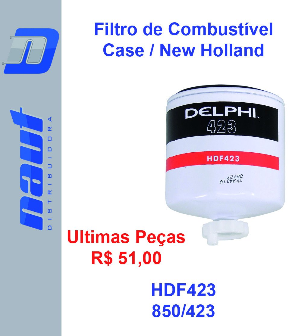 Filtro de Combustível Case / New Holland HDF423