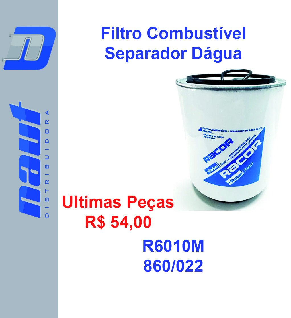 Filtro Racor Combustivel Separador De Agua R6010m 51629287