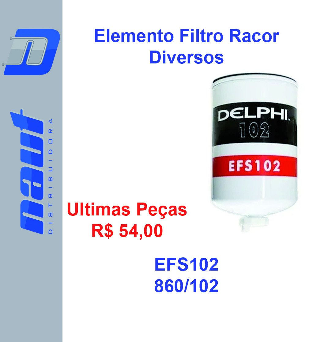Elemento Filtro Racor Diversos EFS102