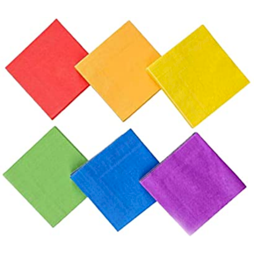 GUARDANAPO COLORIDO 20X22