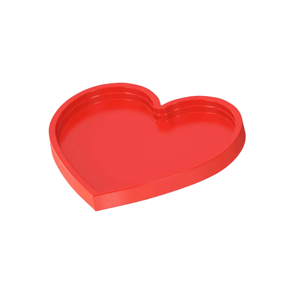 BANDEJA CORACAO VERMELHO