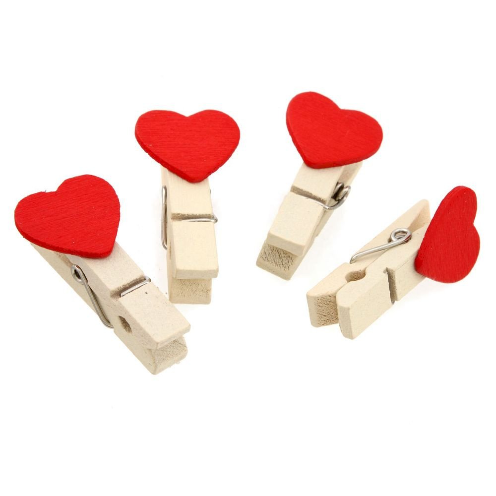 MINI PREGADOR CORACAO VERMELHO