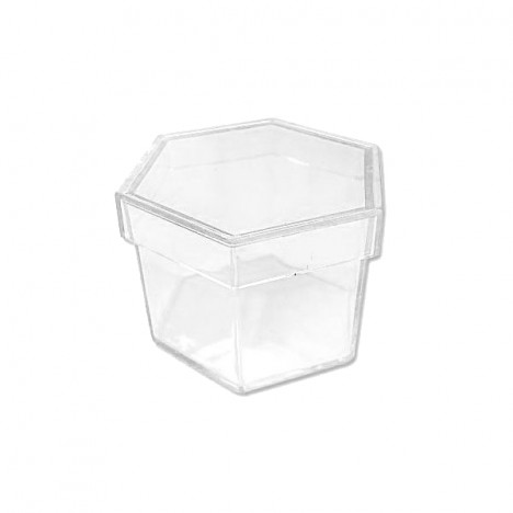 CAIXA SEXTAVADA ACRILICA