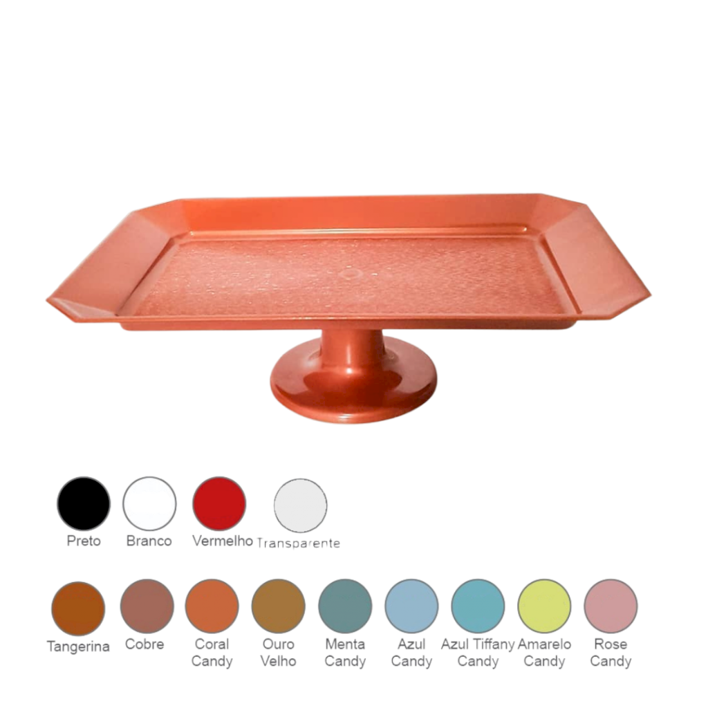 BANDEJA RETANGULAR C/ PE