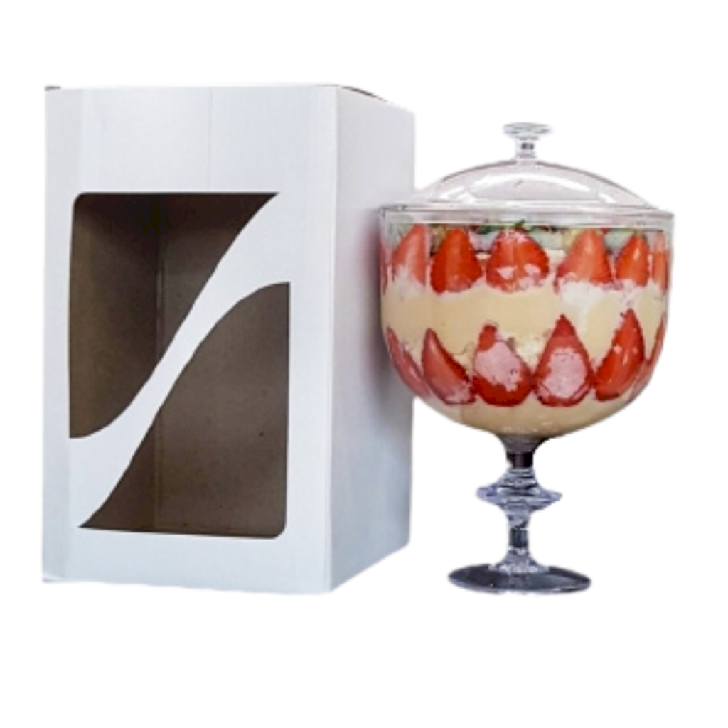 CAIXA P/ TAÇA AMERICANA E CONFEITEIRO