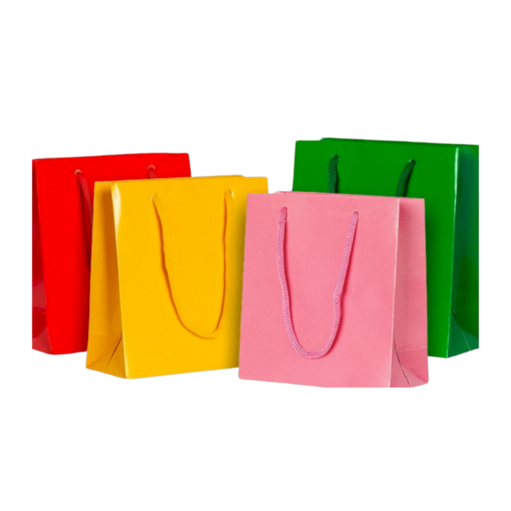 SACOLA DE PAPEL COLOR 15X15