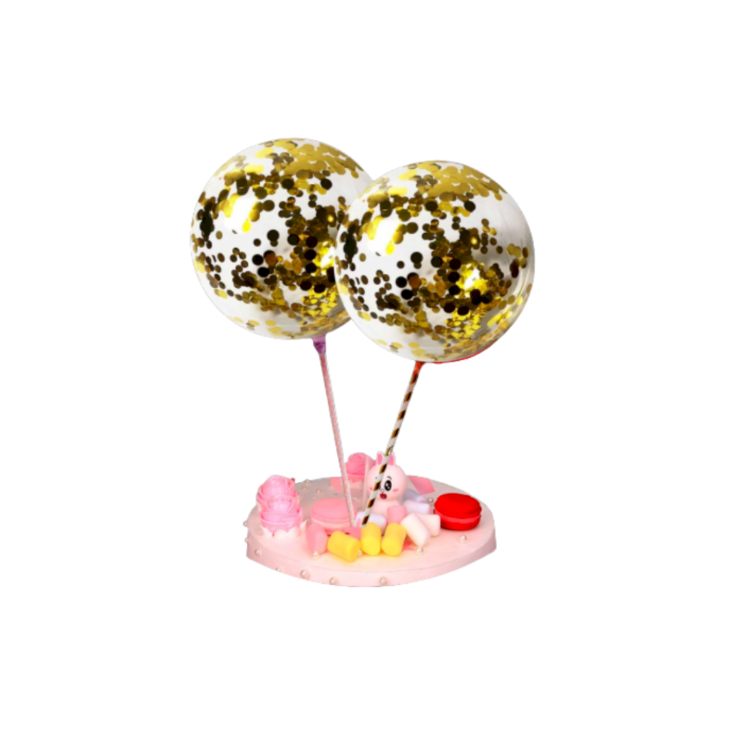TOPO DE BOLO MINI BUBBLE CONFETE