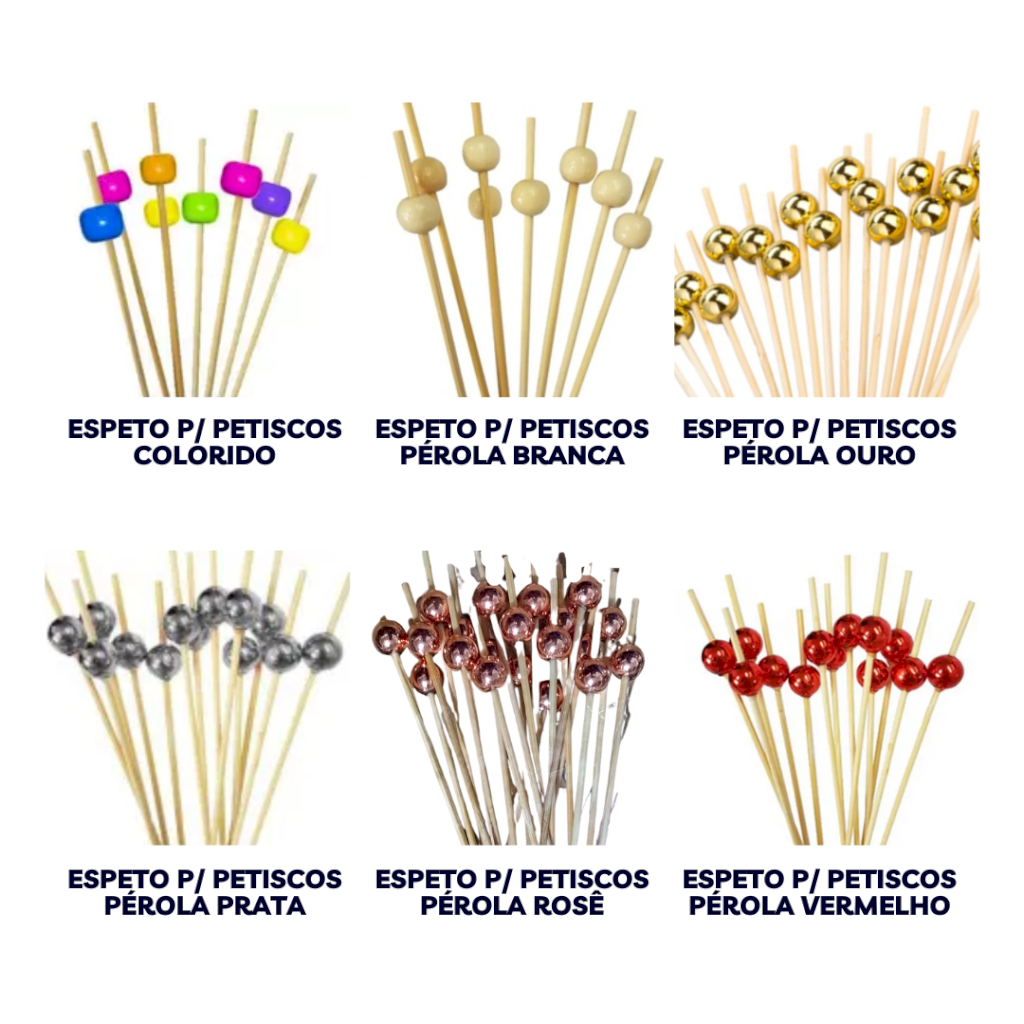 ESPETO PETISCOS BAMBU