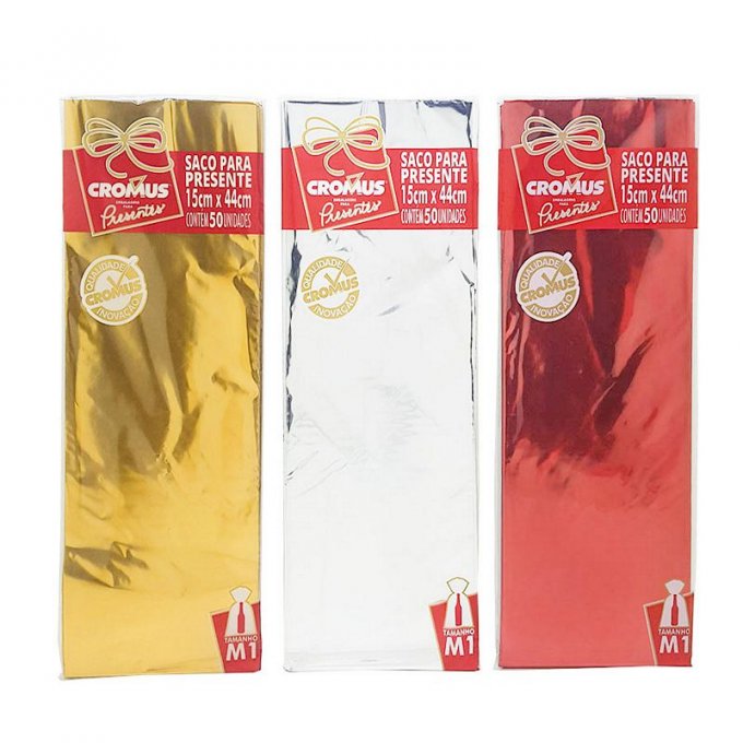 SACO METALIZADO 15X44