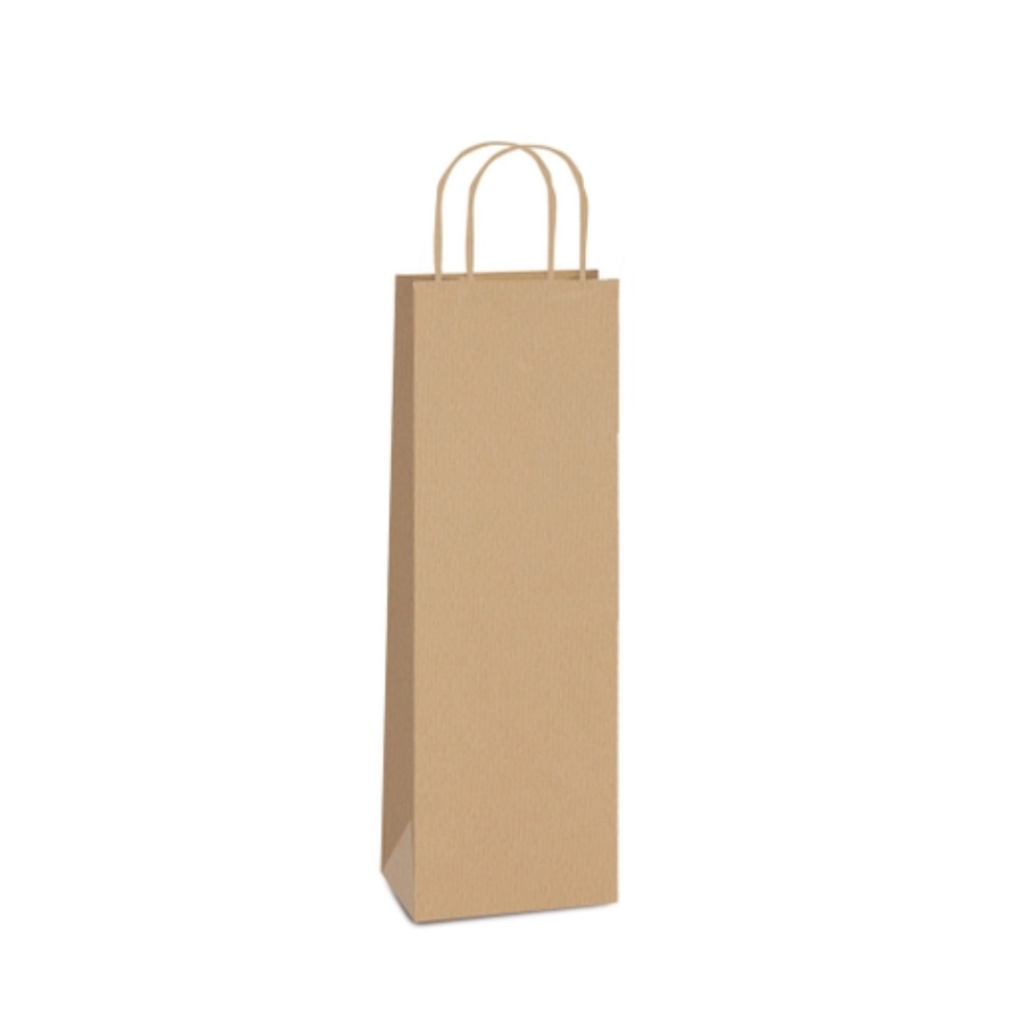 SACOLA KRAFT P/ GARRAFA C/10