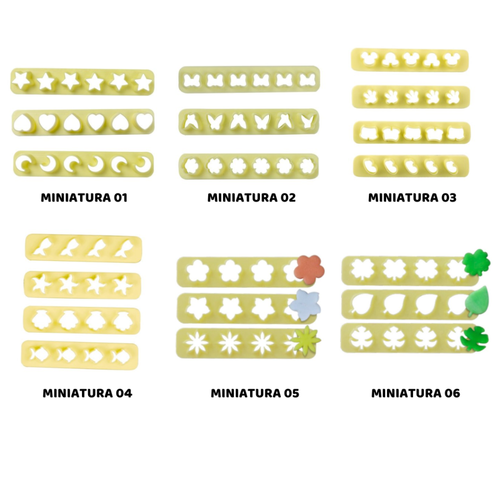 CORTADOR KIT REGUAS MINIATURAS 6