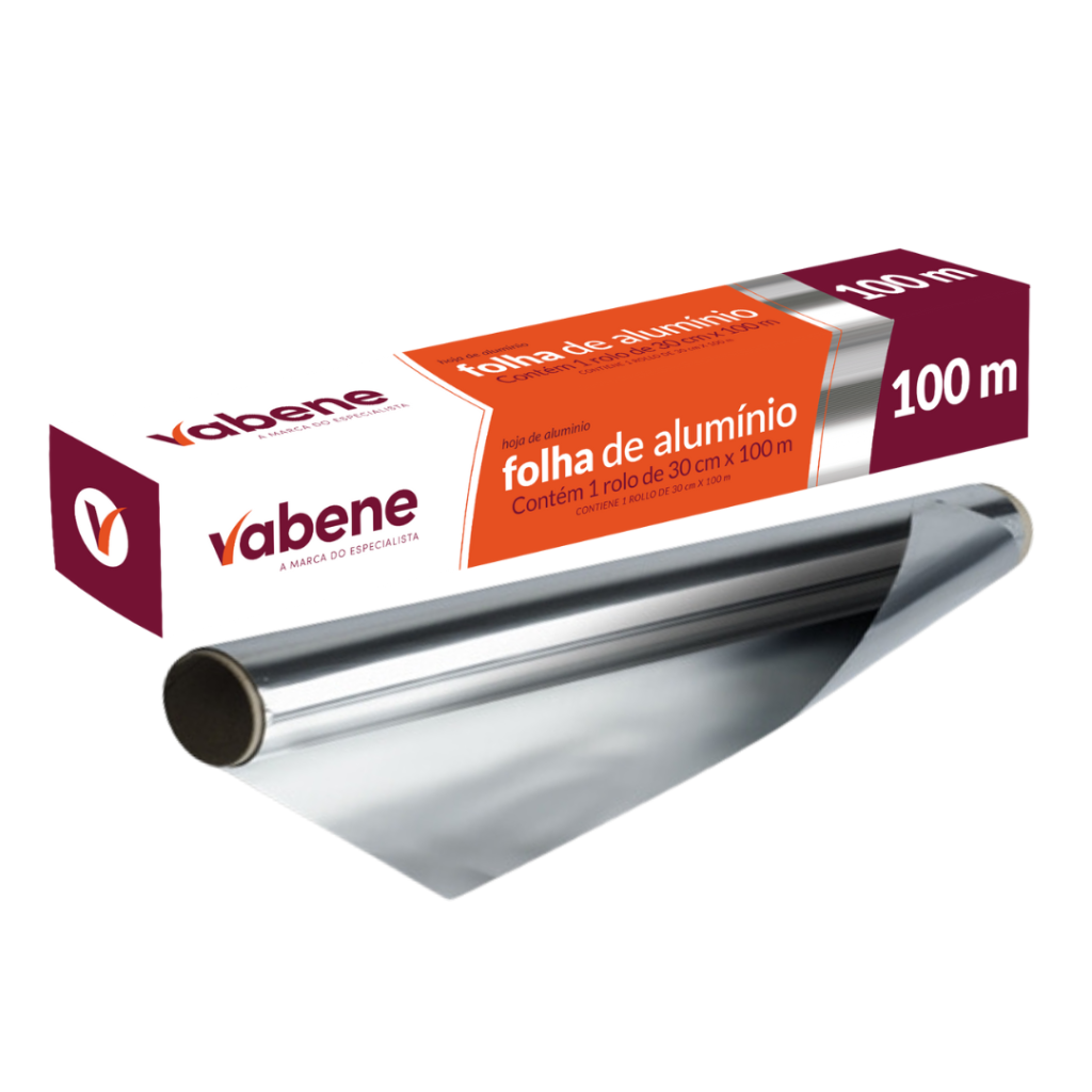 FOLHA ALUMINIO BOBINA 30CM X 100M