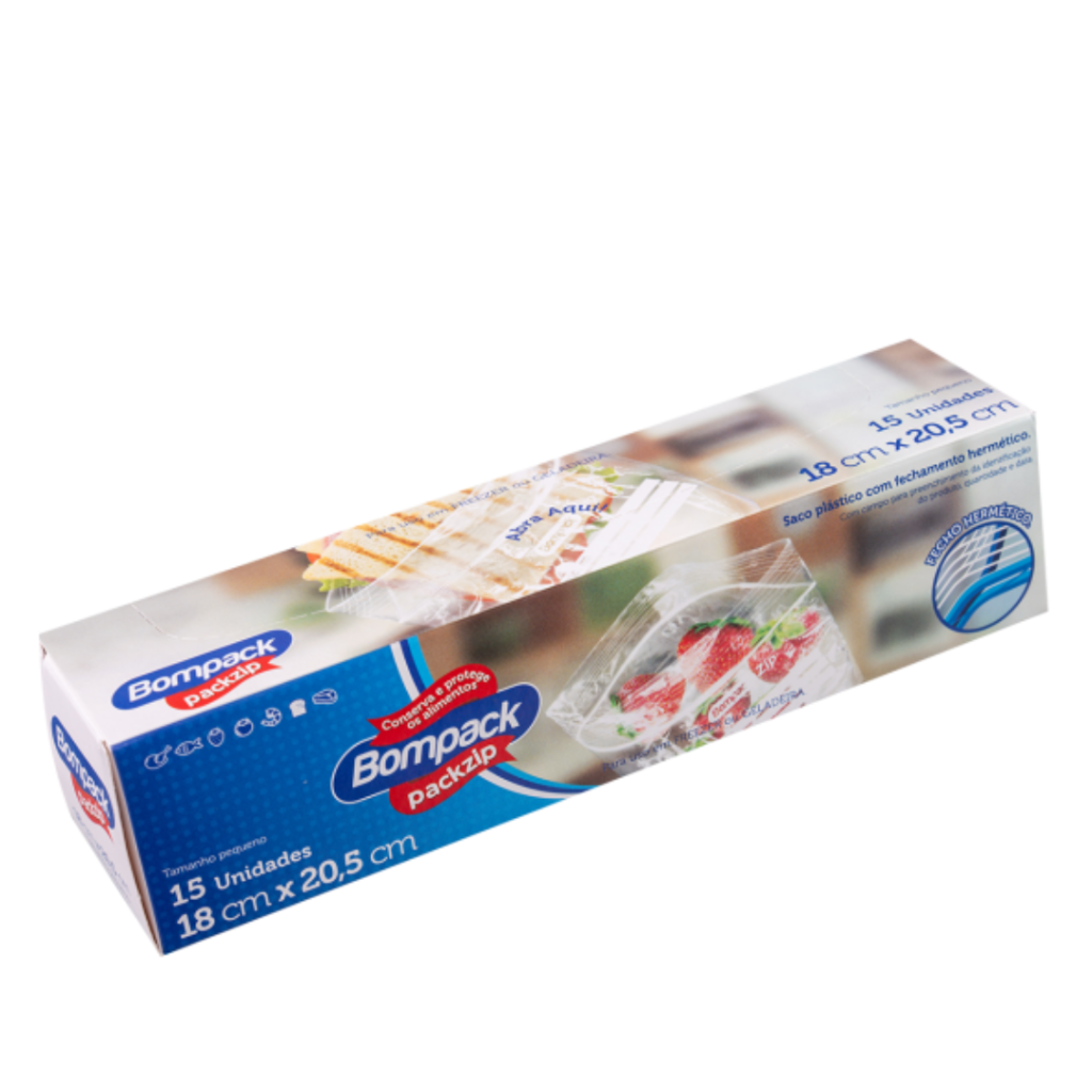 SACO PACKZIP 18CMX20,5CM