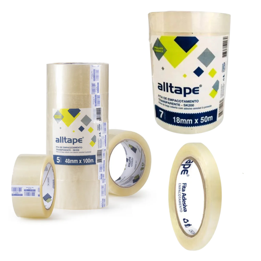 FITA ADESIVA PP TRANSPARENTE