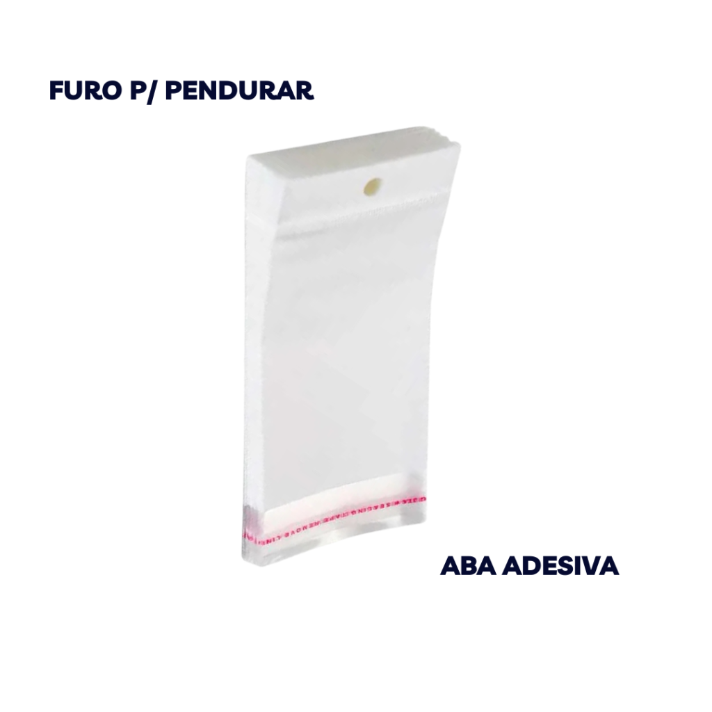 SACO ADESIVADO C/ FURO