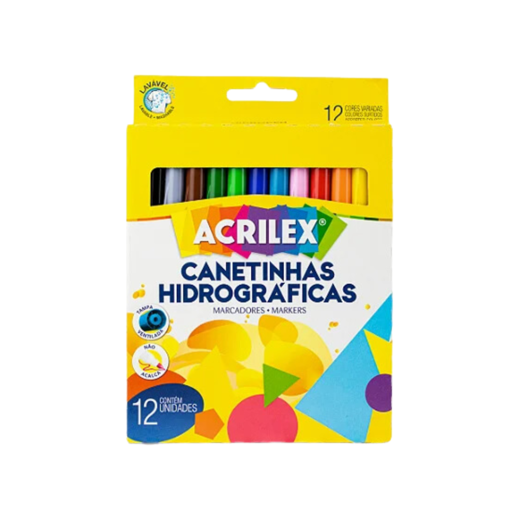 CANETINHA HIDROGRAFICA C/12