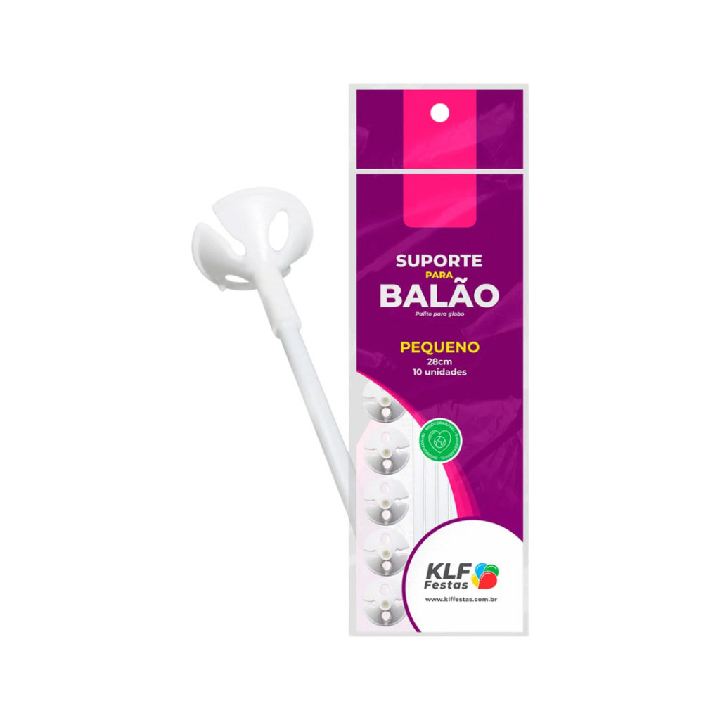 SUPORTE BALAO PEQUENO 28CM C/10
