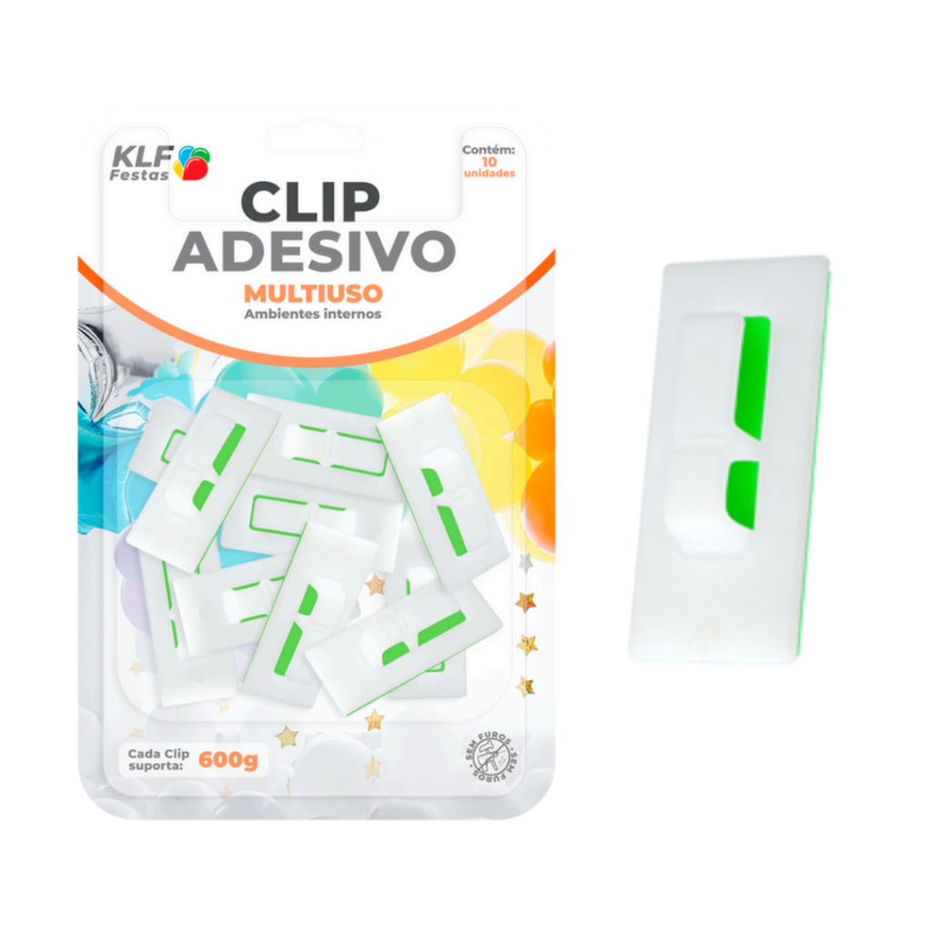 CLIP ADESIVO C/10