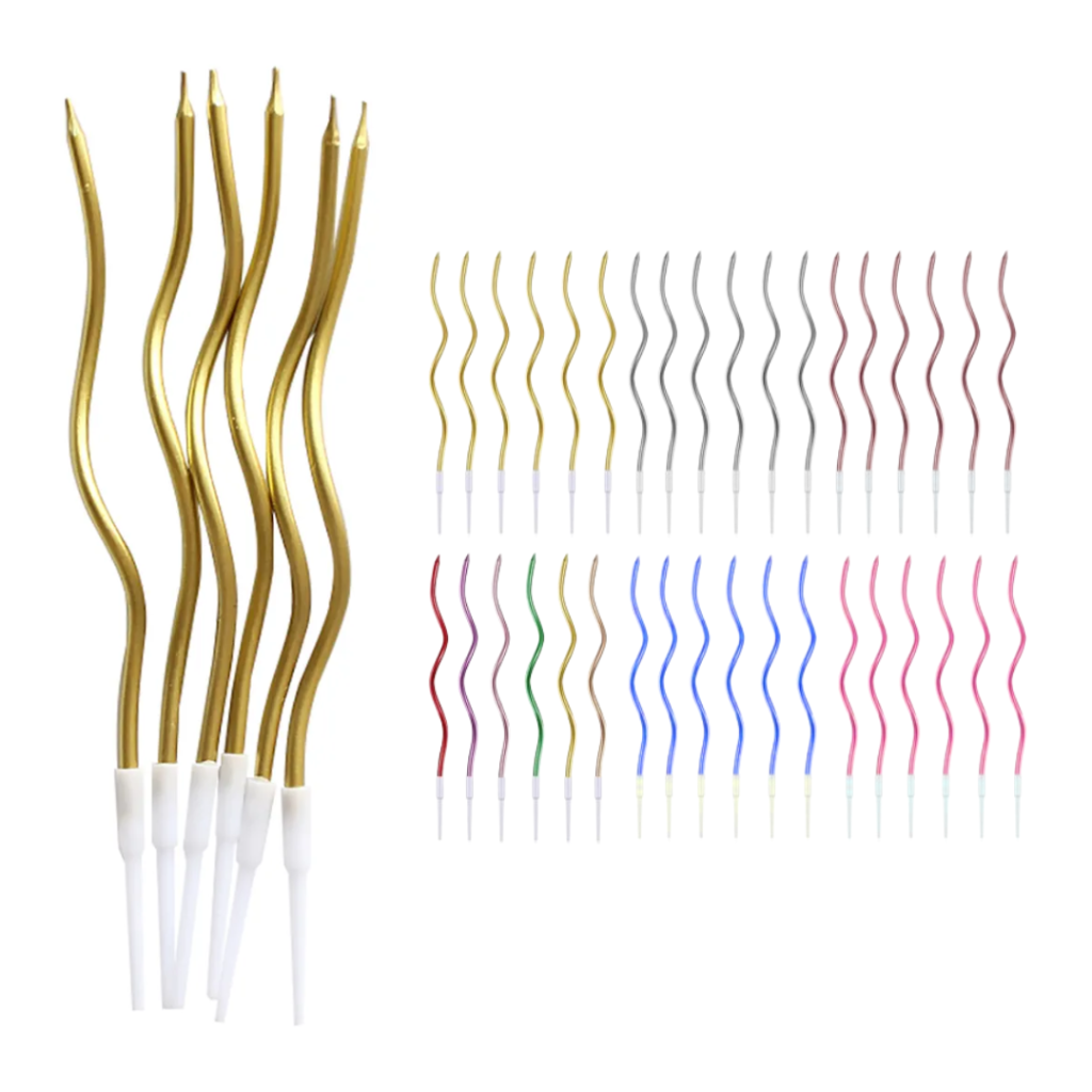 VELA ONDULADA METALIZADA